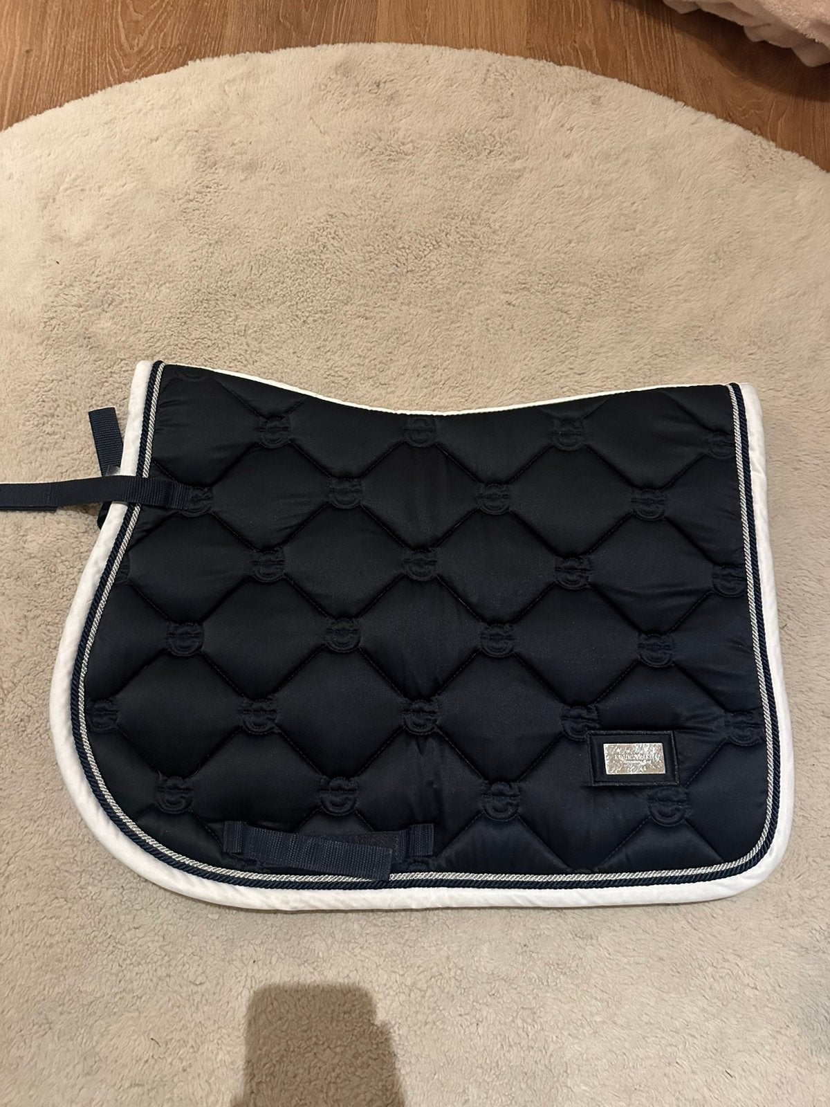 Equestrian Stockholm full spring dekje midnight white edge, Dieren en Toebehoren, Ophalen of Verzenden, Zo goed als nieuw