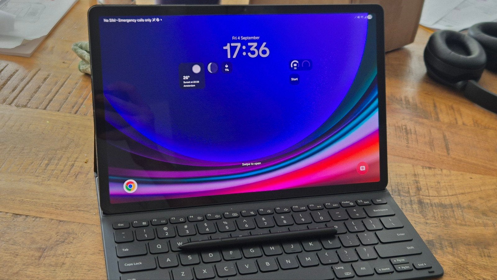 Samsung Galaxy Tab S9+ met toetsenbord en S Pen, Computers en Software, Windows Tablets, Ophalen, 12 inch, Zo goed als nieuw, Samsung