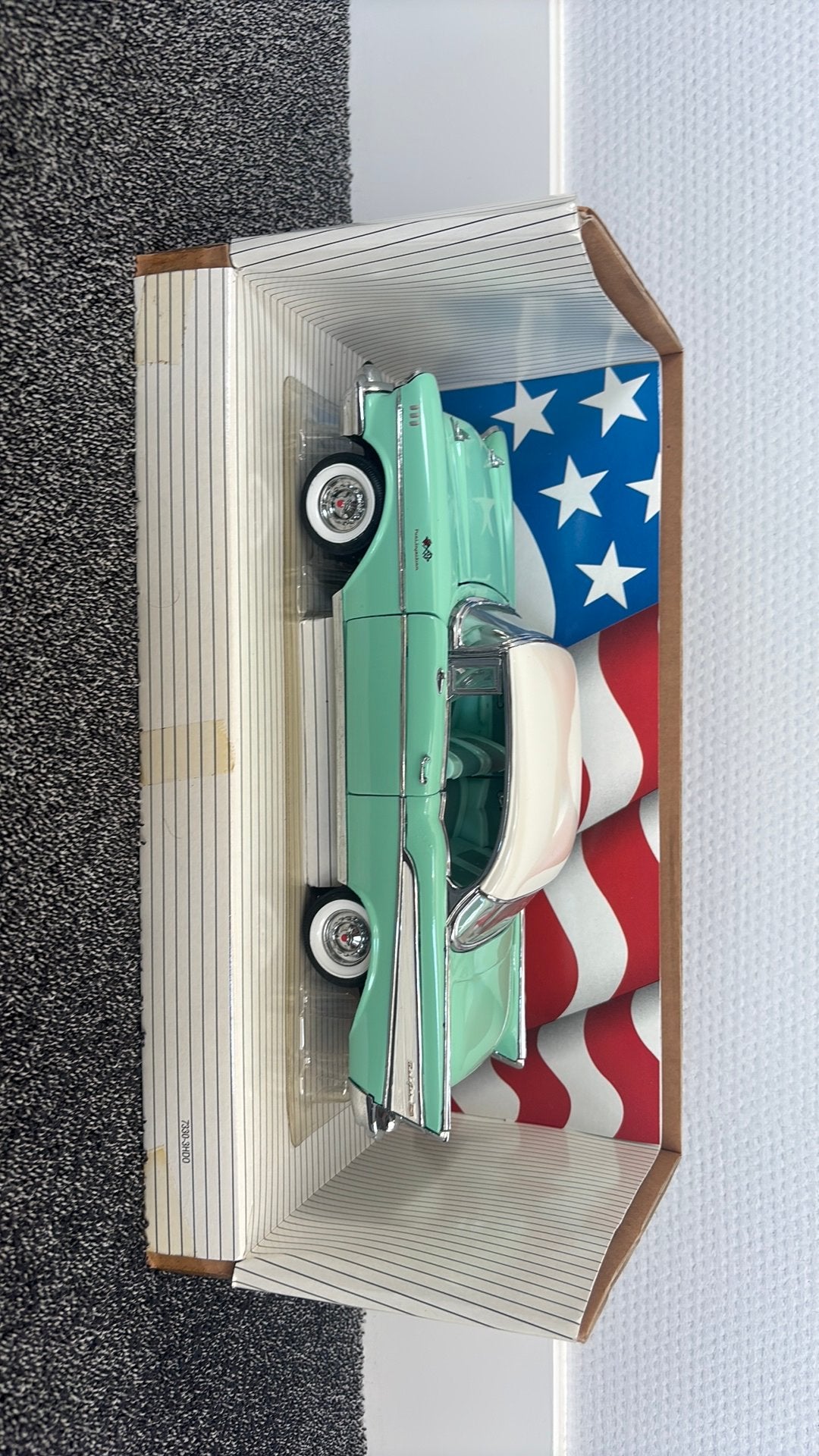 1957 Chevy Bel Air Sport Coupe – American Muscle ERTL 1:18, Ophalen of Verzenden, Zo goed als nieuw