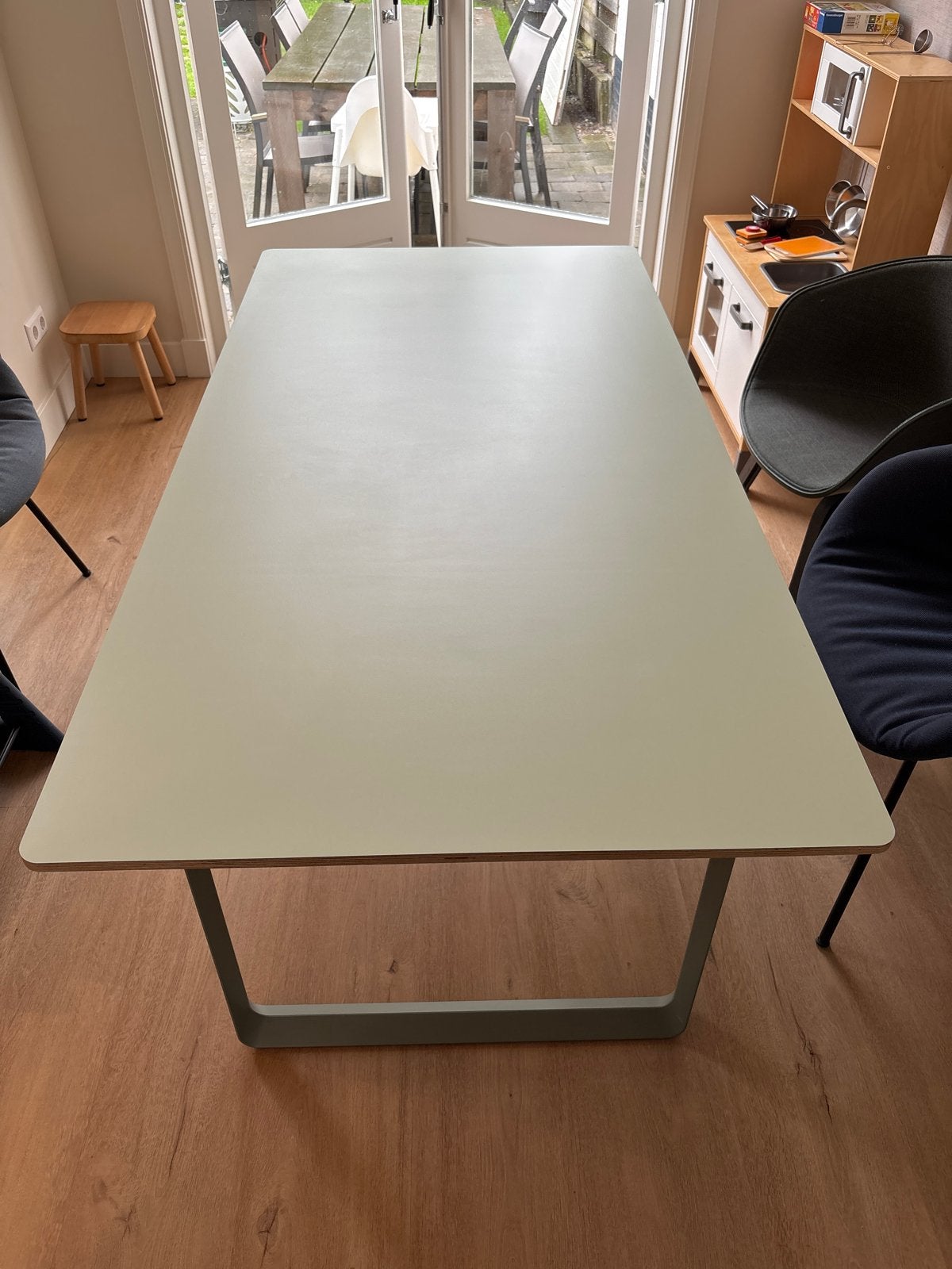 Muuto tafel 170x85 cm, mintgroen, beschikbaar medio sept, Huis en Inrichting, Ophalen, Overige materialen, 50 tot 100 cm, Zo goed als nieuw