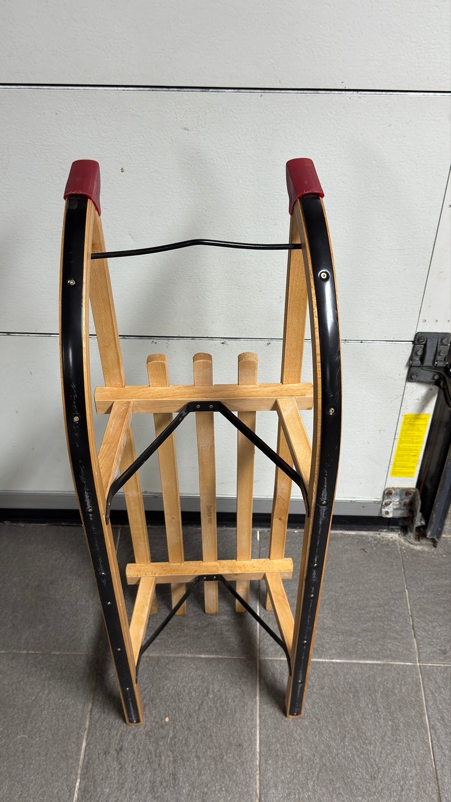 Davos 100 Houten Slee nieuw- Klassiek Winterplezier nieuw, Ophalen, Nieuw, Hout