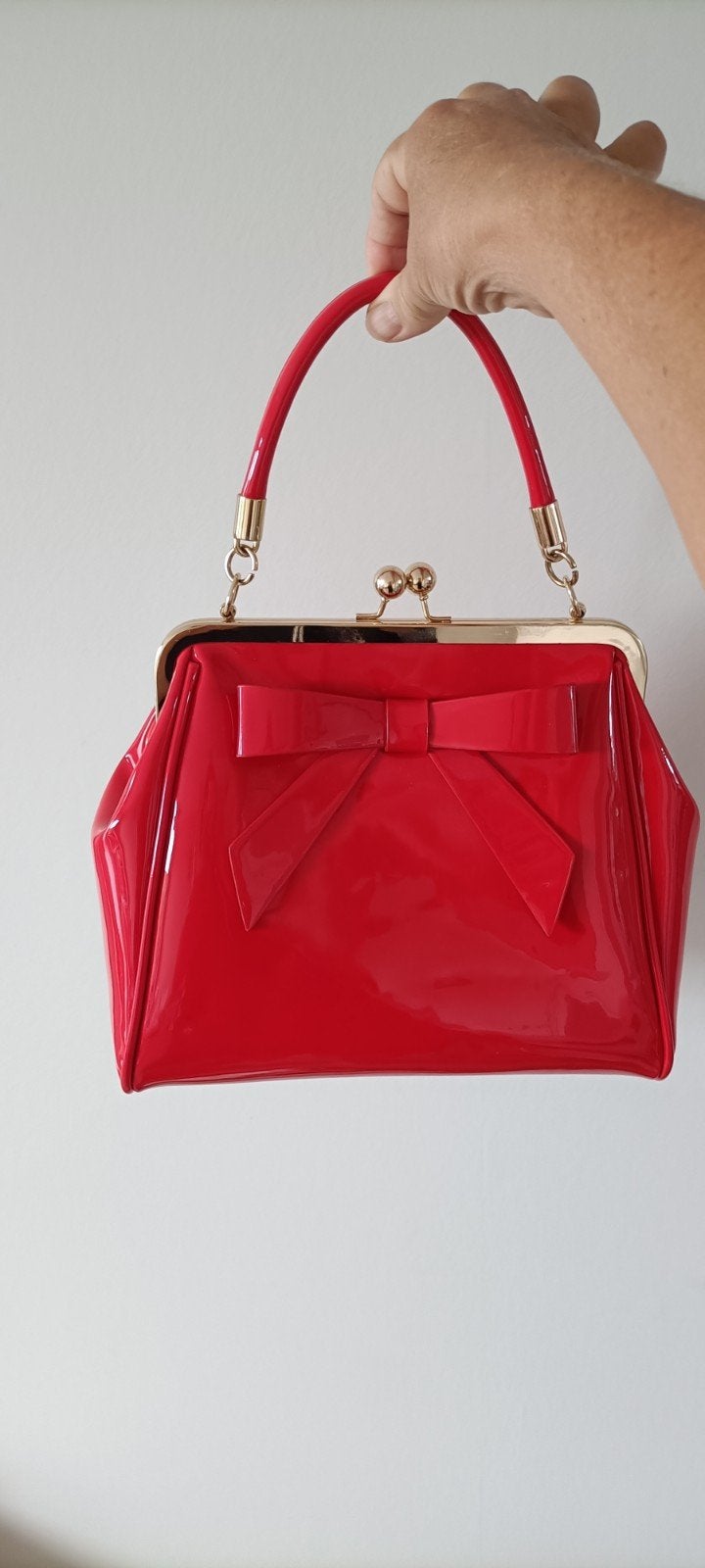 Rode Handtas, Sieraden, Tassen en Uiterlijk, Ophalen, Zo goed als nieuw, Rood, Handtas