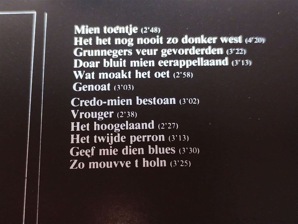 Ede Staal ‎– Mien Toentje, Ophalen of Verzenden, Zo goed als nieuw, Levenslied of Smartlap