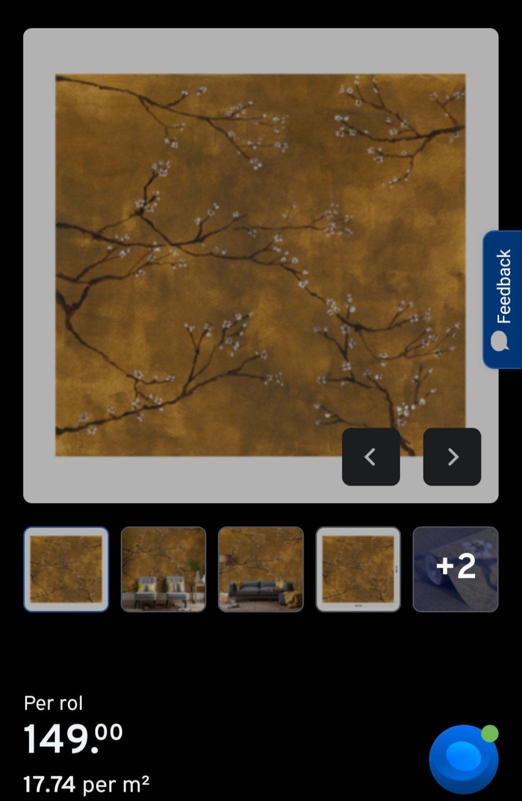 Fotobehang Chinese Bloesem - 300x280 cm, Ophalen, Bloemen, Overige merken, Modern