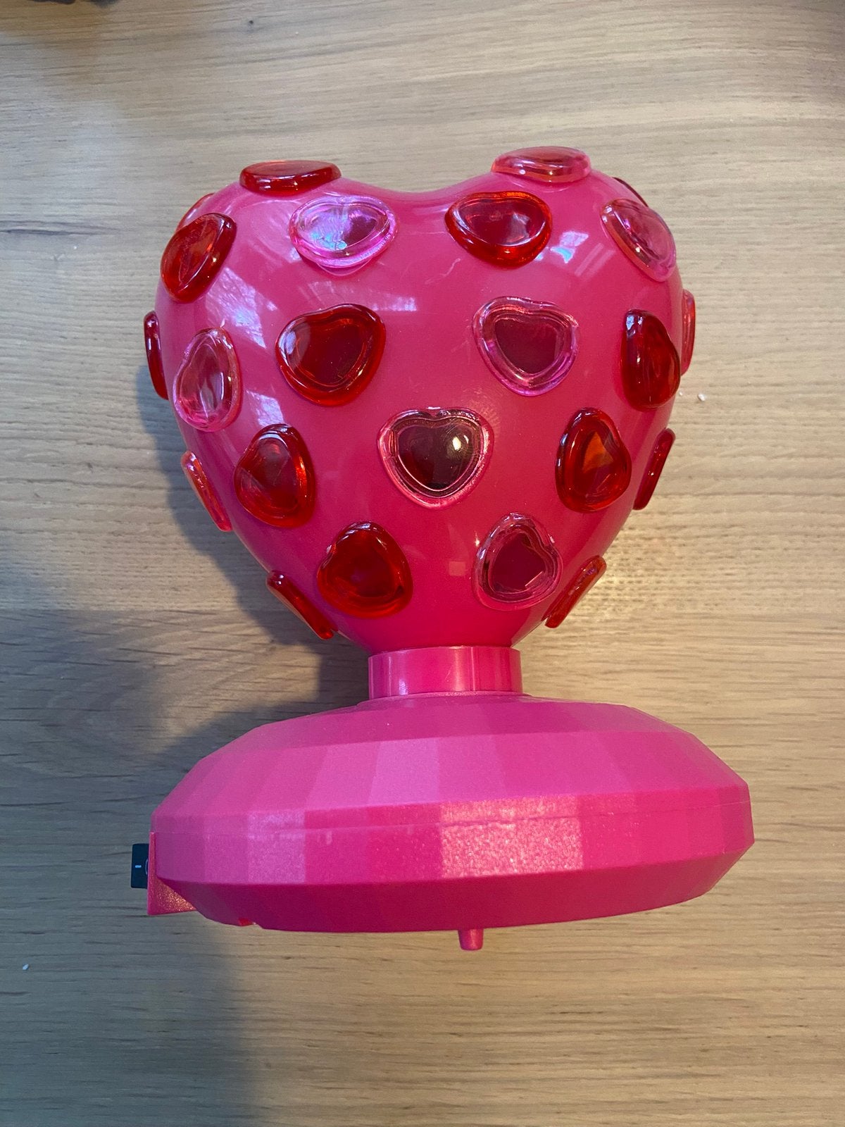 Discolamp roze hartjes, Ophalen of Verzenden, Zo goed als nieuw, Discobol