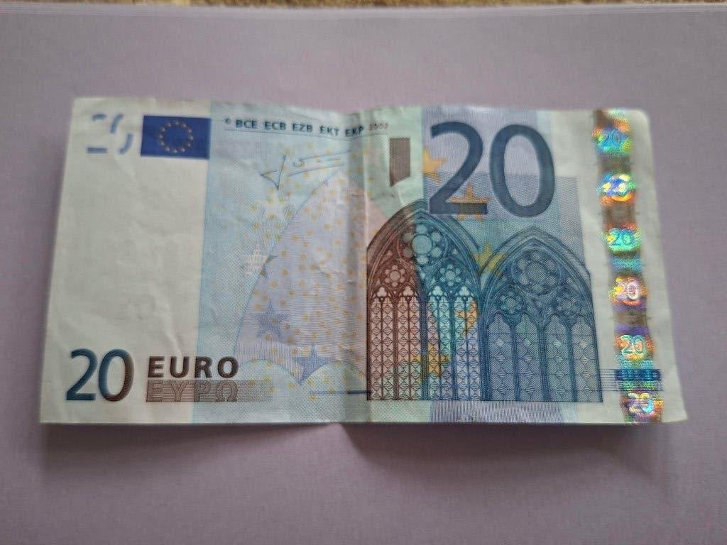 2002 Finland 20 euro oude serie Trichet code G011, Postzegels en Munten, Bankbiljetten | Europa | Eurobiljetten, Verzenden, Finland