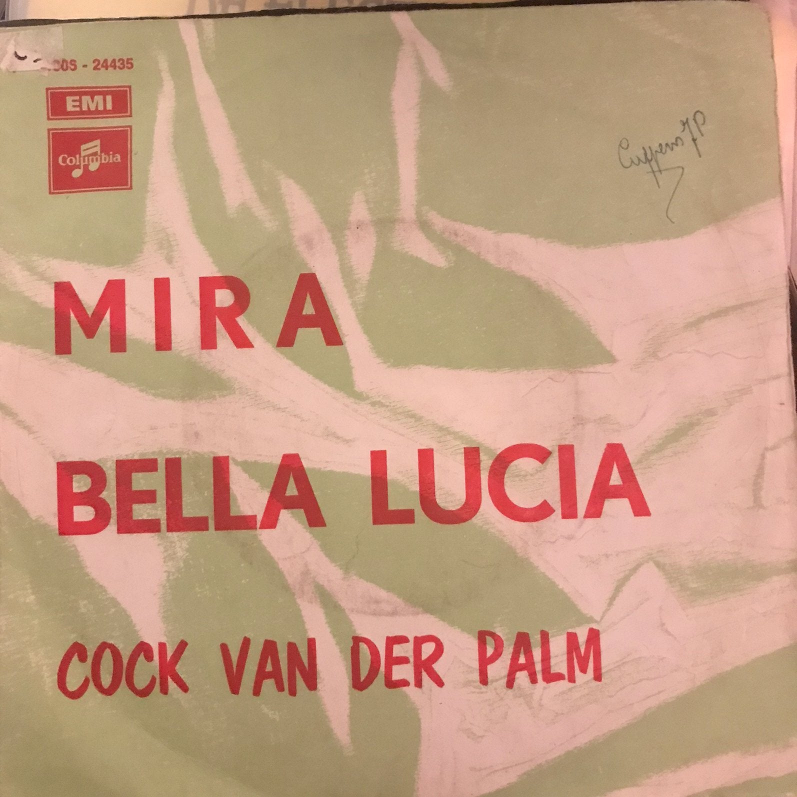 Cock van der Palm - Mira / Bella Lucia, Ophalen of Verzenden