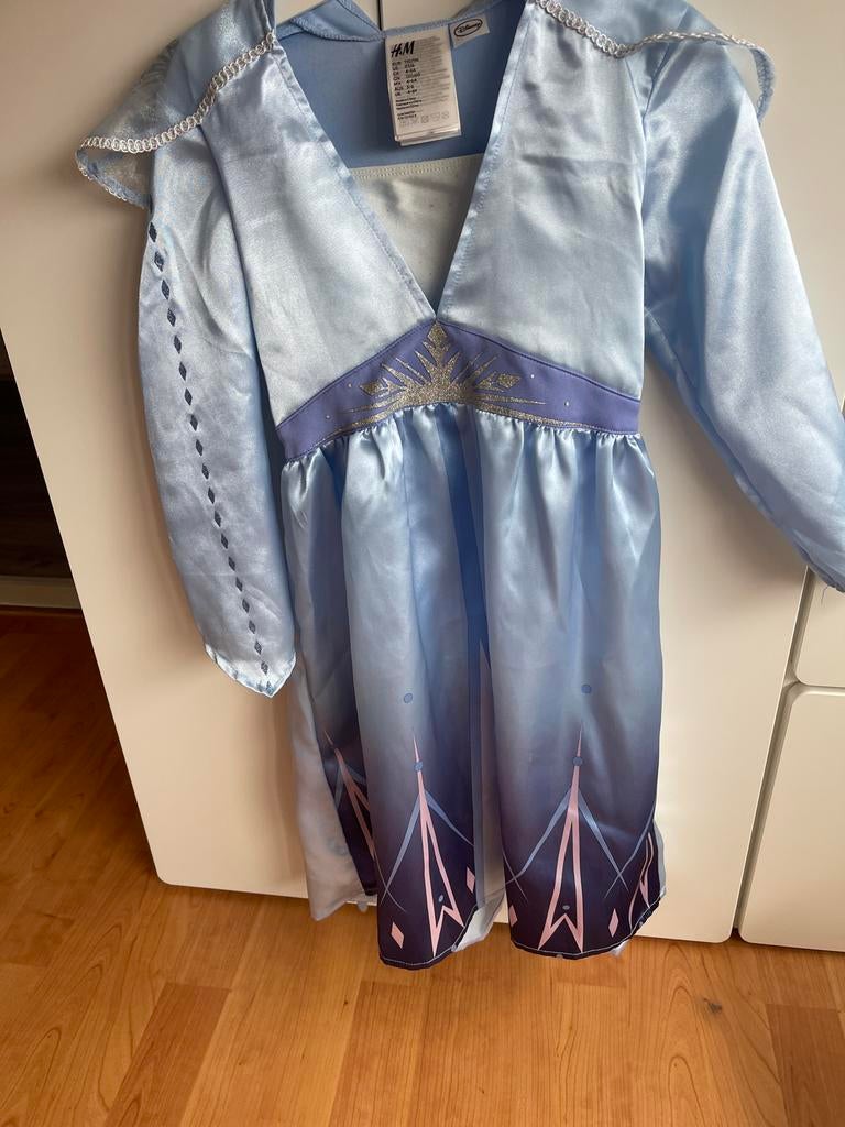 Elsa jurk Frozen H&M maat 122/128, Ophalen of Verzenden, Zo goed als nieuw, 122 t/m 128, Meisje