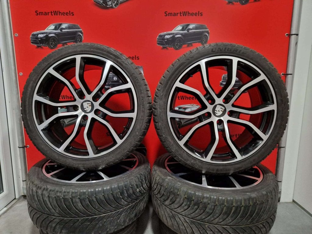 21 inch PORSCHE CAYENNE PANAMERA GTS TURBO VELGEN BANDEN, Auto-onderdelen, Banden en Velgen, Niet ingevuld, 295 mm, Banden en Velgen