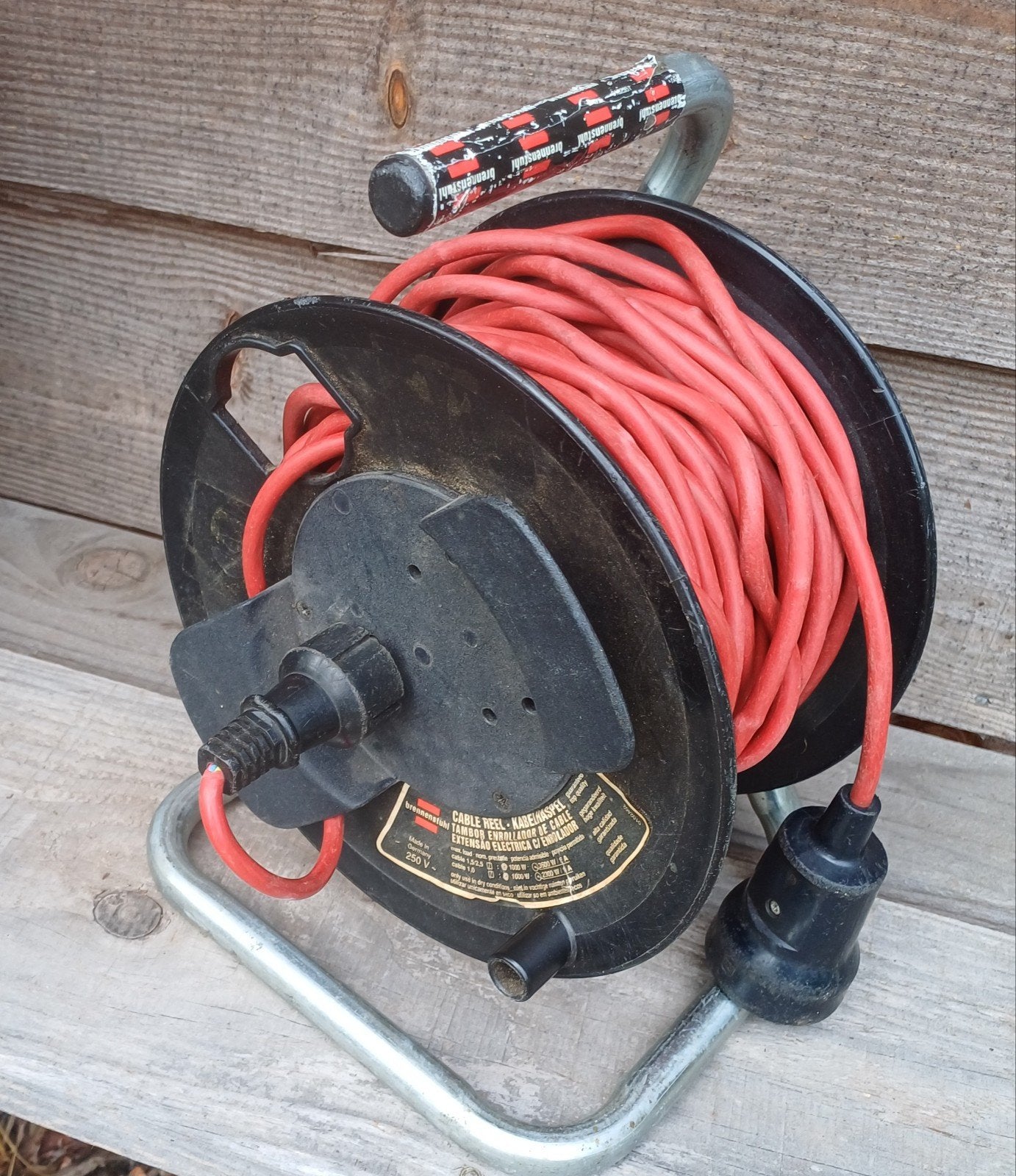 kabelhaspel 20 meter, Ophalen of Verzenden, Gebruikt, Kabel of Snoer