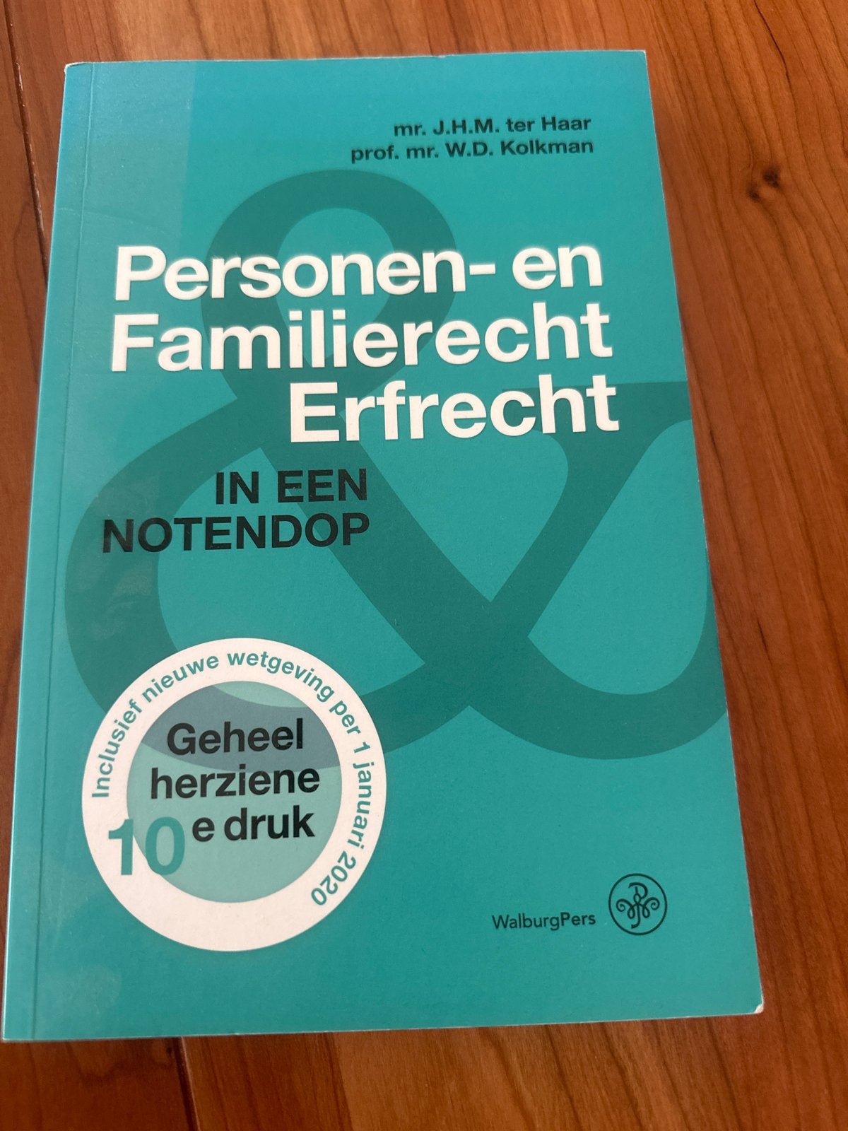 Personen- en Familierecht Erfrecht in een notendop 10e druk, Verzenden, Gamma, Zo goed als nieuw, WO