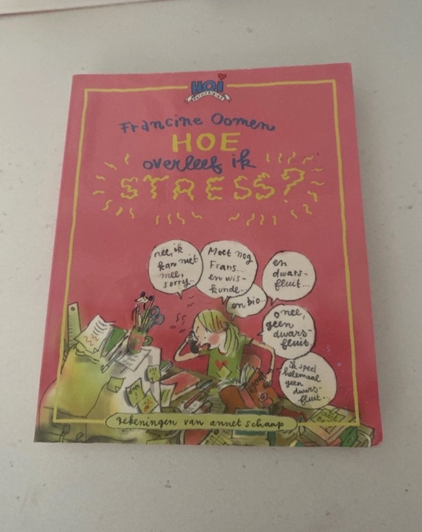 Hoe overleef ik stress? - Francine Oomen, Boeken, Ophalen of Verzenden, Gelezen, Fictie