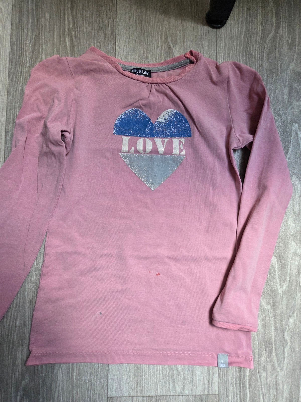 Gratis shirt Billy&Lilly maat 134-140, Ophalen of Verzenden, Gebruikt, Meisje, Shirt of Longsleeve