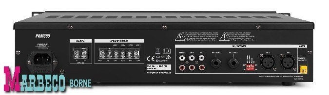 Versterker Mixer 100Volt, 360watt, 6-kan, MP3,BlueT, PRM360, Info@marbeco.nl, Power Dynamics, Nieuw, Overige instrumenten
