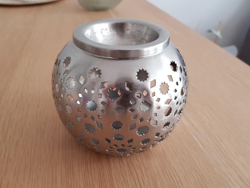 The Body Shop geur olie brander, Home Fragrance, metaal, Overige kleuren, Ophalen of Verzenden, Zo goed als nieuw, Metaal