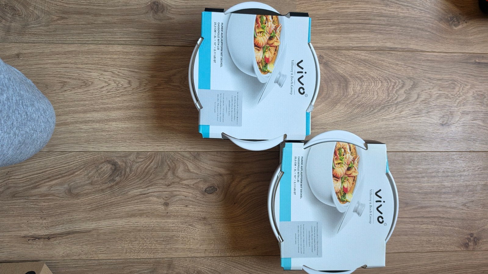 Vivo Villeroy & Boch Ovenschaal met deksel - 25,5 cm, 2L, Huis en Inrichting, Ophalen, Overige typen, Nieuw, Steen/keramiek