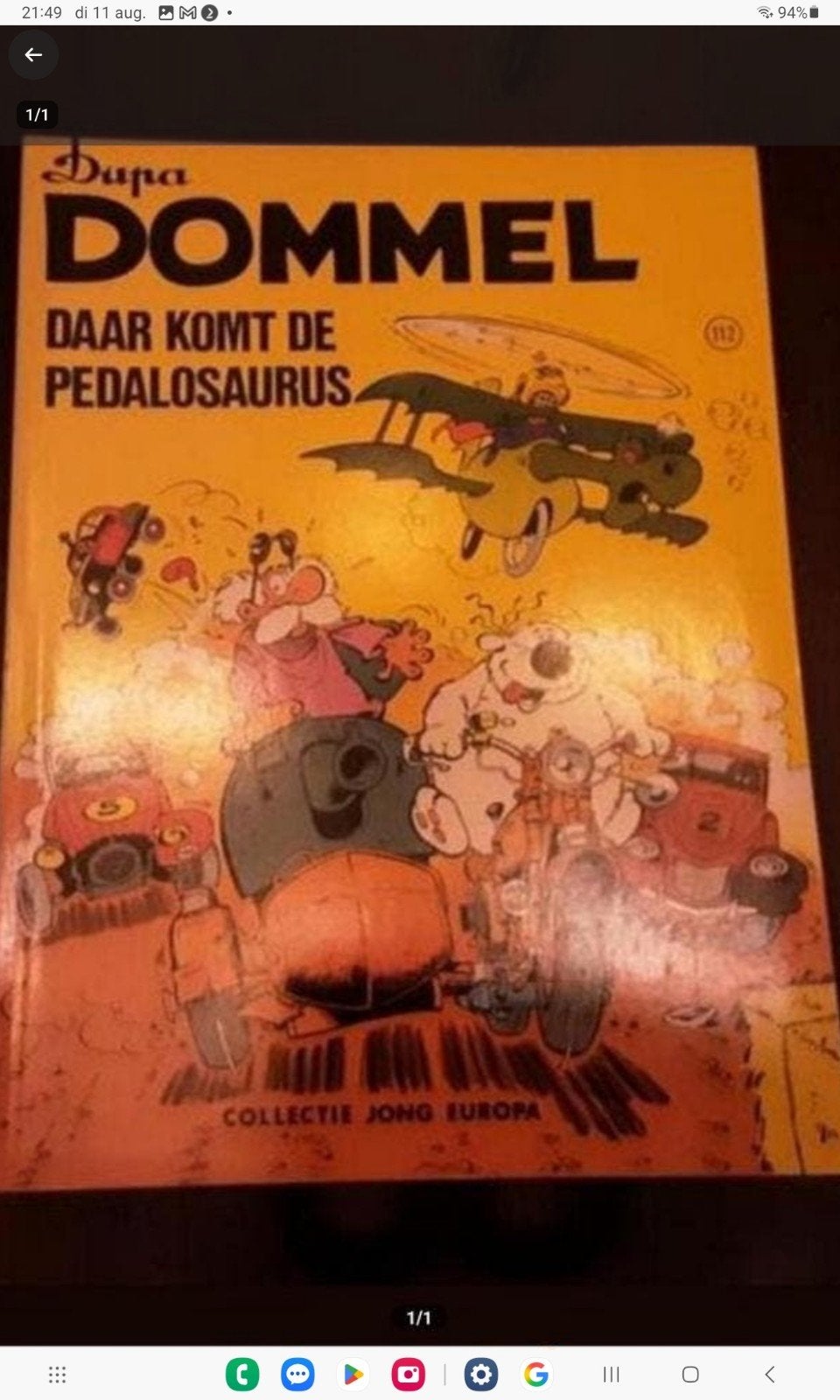Dupa Dommel - Daar komt de Pedalosaurus, Eén stripboek, Ophalen of Verzenden, Gelezen
