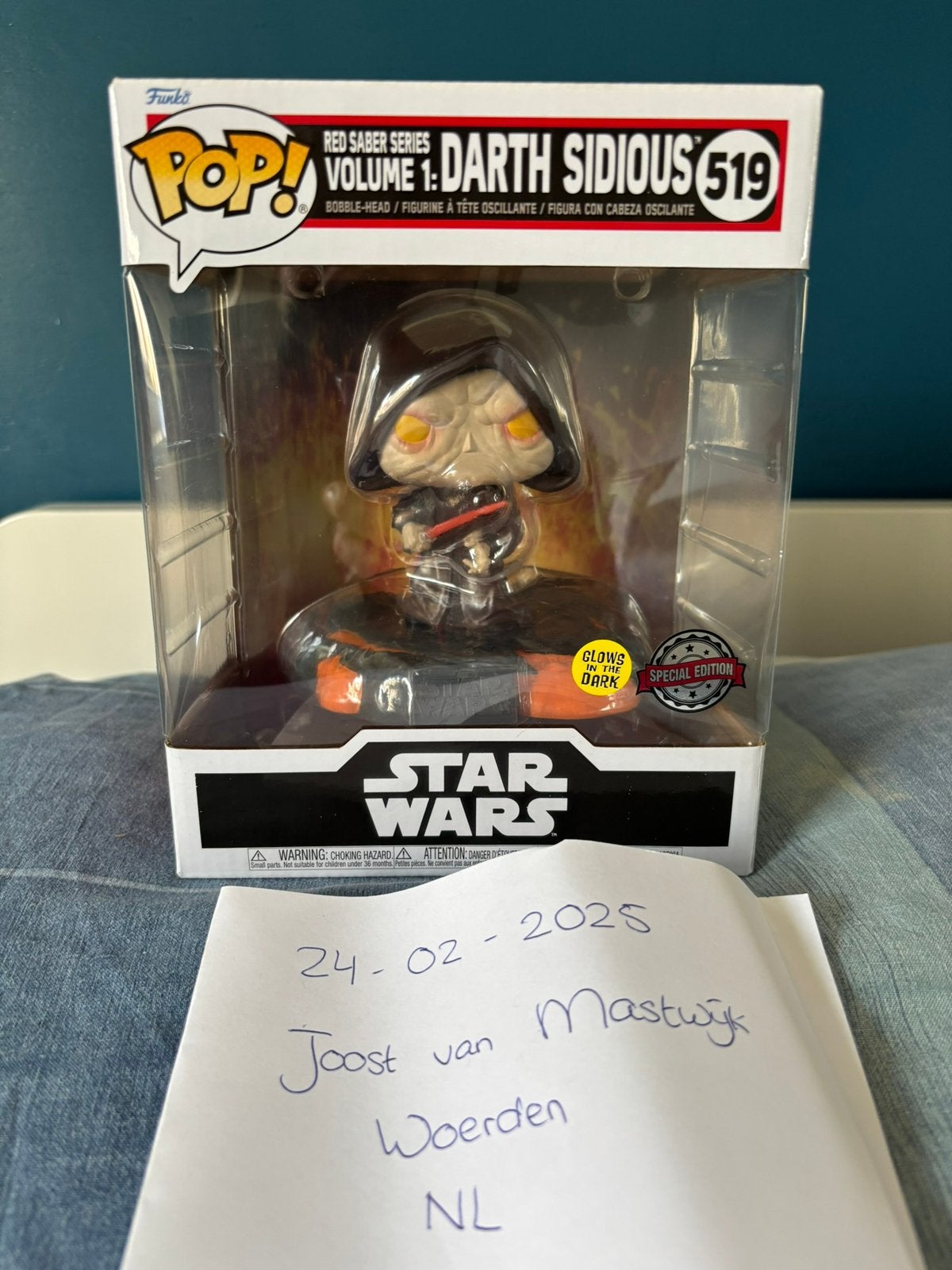 Funko Pop! Darth Sidious, Ophalen of Verzenden, Nieuw