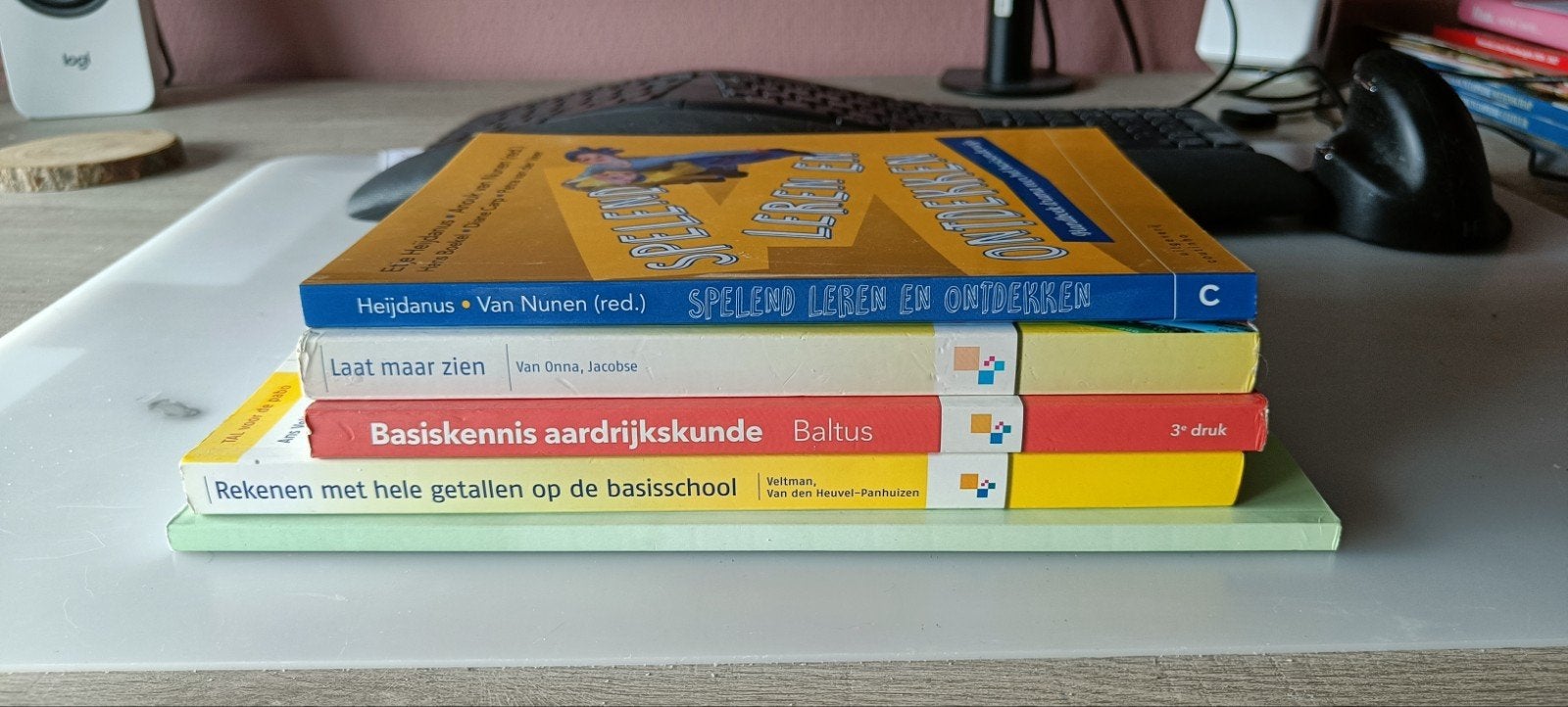 Stapeltje studieboeken PABO, Boeken, Ophalen of Verzenden, Alpha, Zo goed als nieuw, HBO