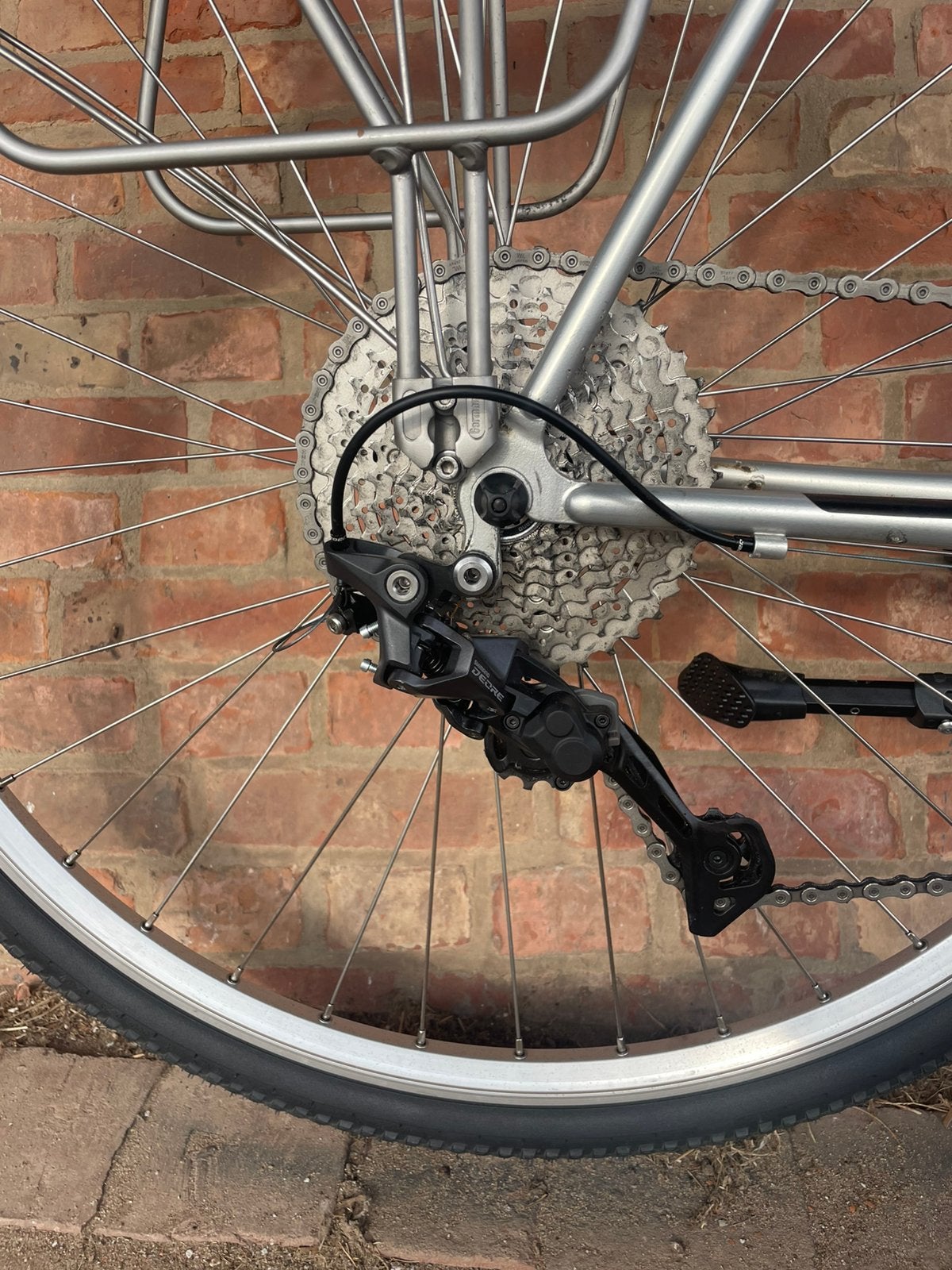 Koga Adventure 57cm 1x10 deore nieuwe wielset., Ophalen, 28 inch, 10 tot 15 versnellingen, Velgrem