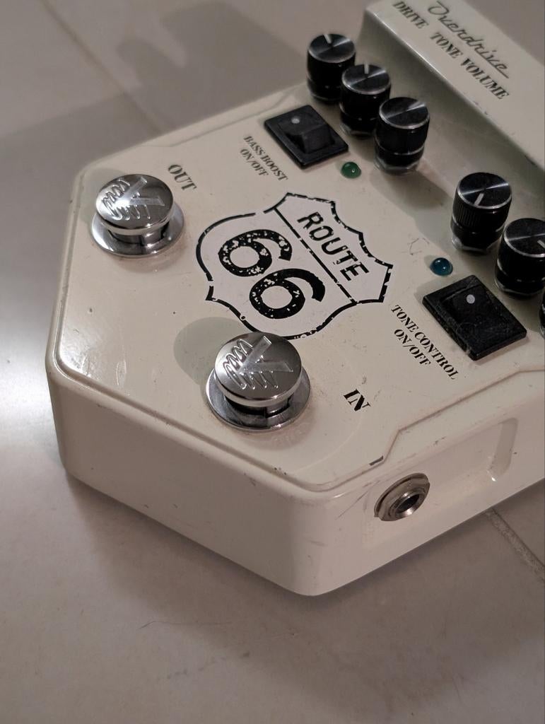 Visual Sound Route 66 Overdrive + Compressor Gitaarpedaal, Muziek en Instrumenten, Effecten, Ophalen of Verzenden, Gebruikt, Distortion, Overdrive of Fuzz