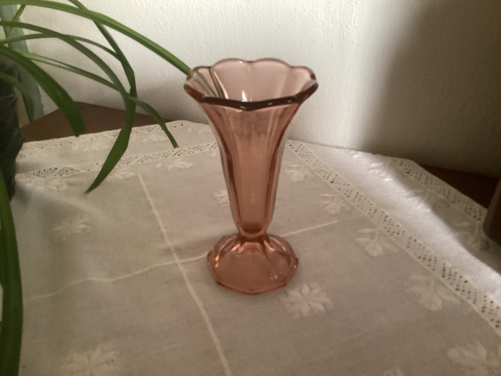 Roze persglas vaasje, Antiek en Kunst, Ophalen of Verzenden