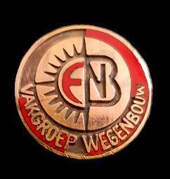 Vakbond Wegenbouw speld, Verzenden, Gebruikt, Transport, Speldje of Pin