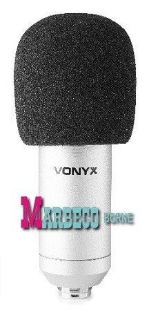Studio USB Microfoon, Tafelstatief, Plopkap, USB kabel,Titan, Vonyx, Nieuw, Info@marbeco.nl, Studiomicrofoon