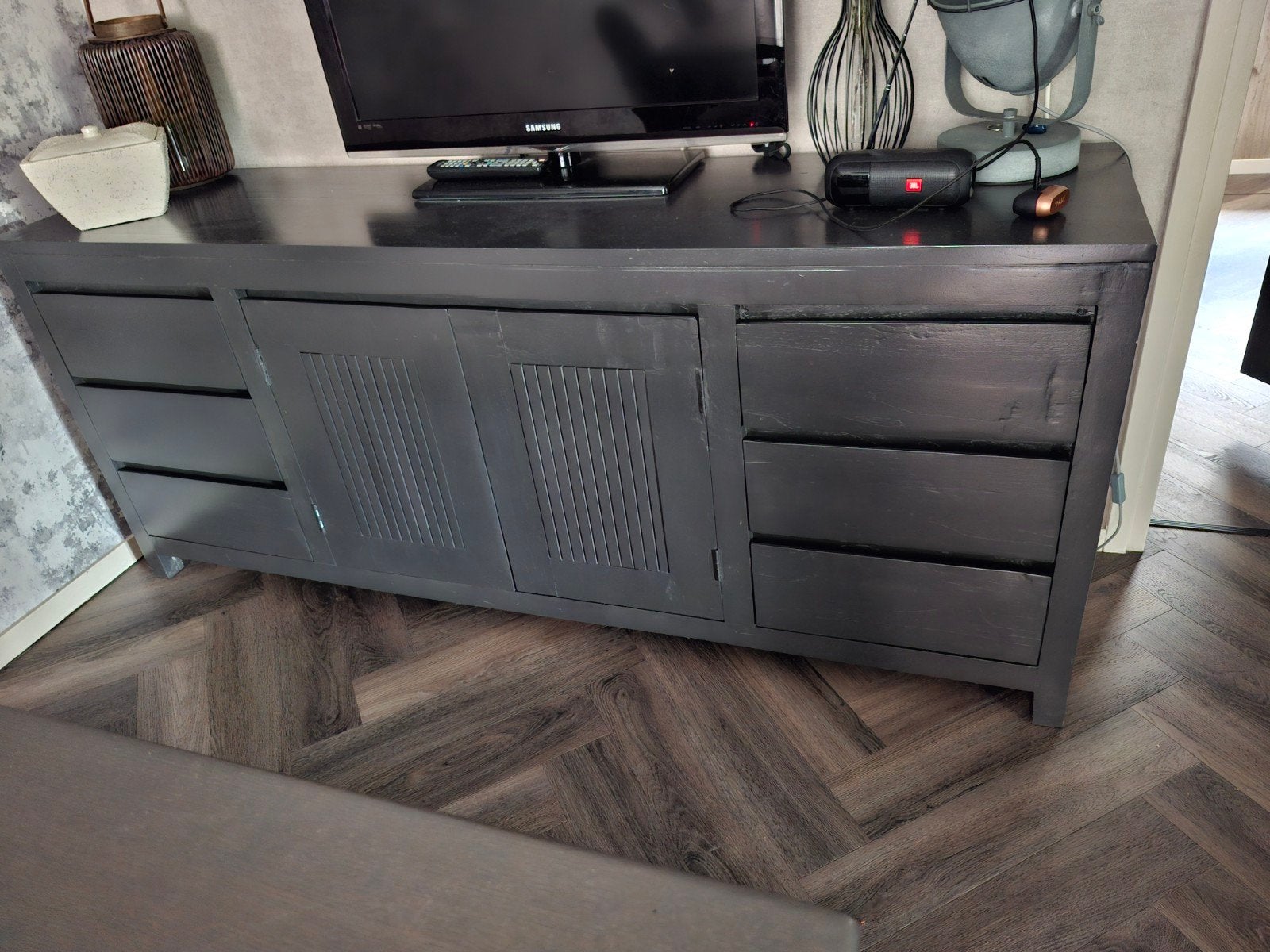 Dressoir 45x75x180 dxhxb, Ophalen, Gebruikt, 25 tot 50 cm