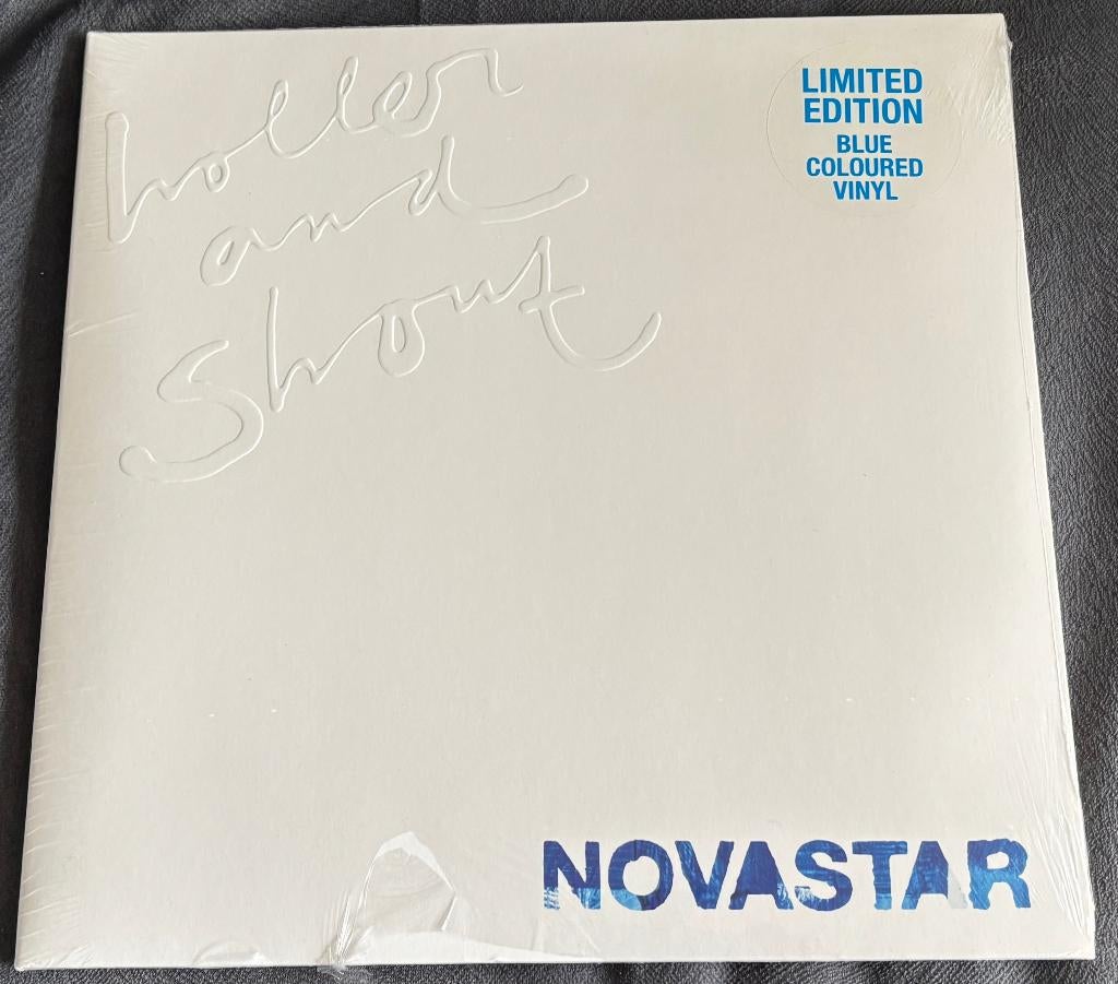 LP - Novastar : Holler And Shout (Blue Vinyl) NEW, Ophalen, 2010 - 2019, Colored vinyl, 12 inch