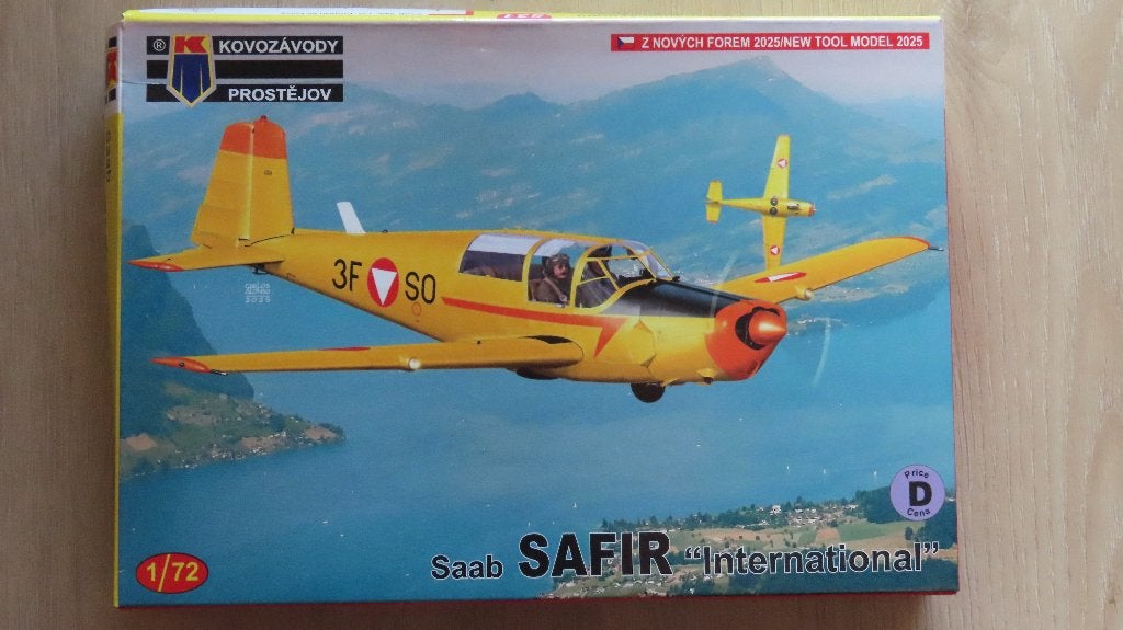 Saab Safir Rijksluchtvaartschool KP 1/72, Overige merken, 1:72 tot 1:144, Nieuw, Ophalen of Verzenden