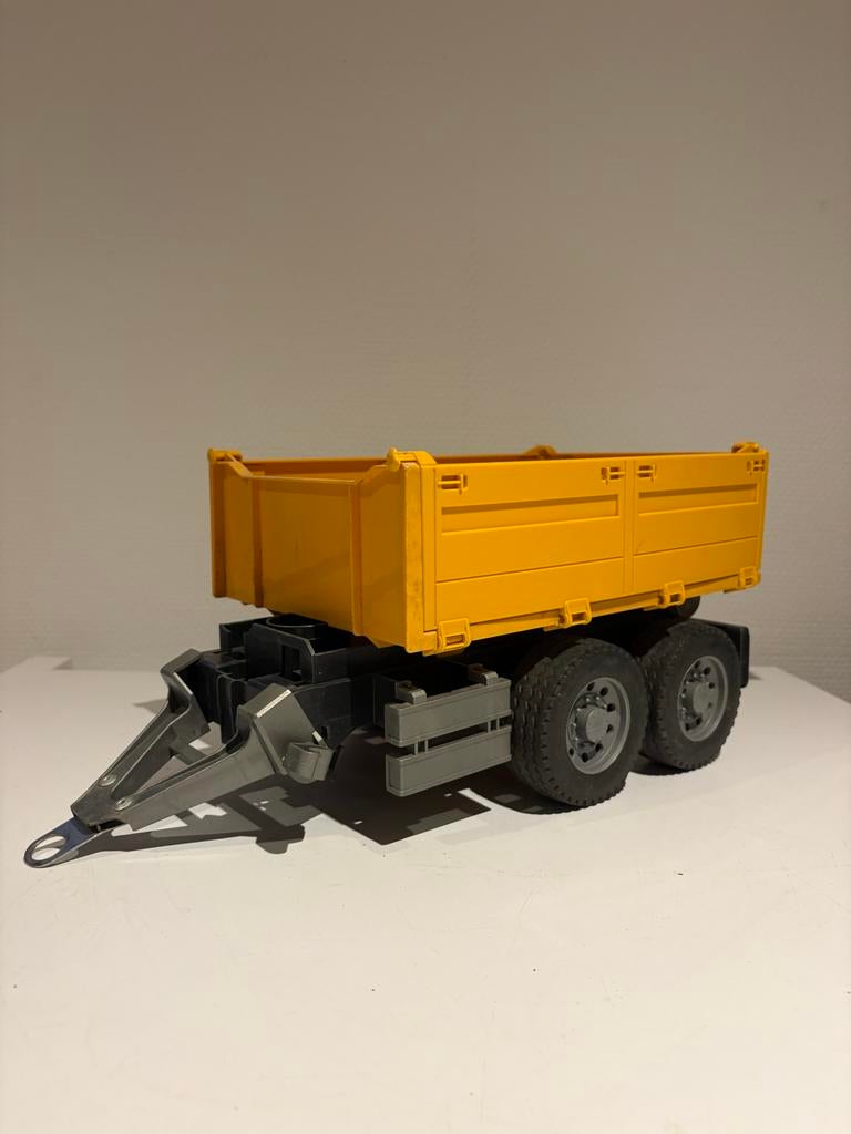 Bruder Speelgoed kiepwagen aanhanger, Kinderen en Baby's, Speelgoed | Speelgoedvoertuigen, Ophalen of Verzenden, Gebruikt