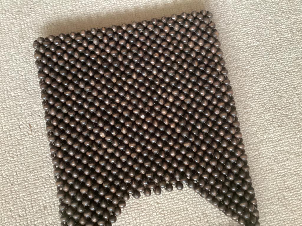 Kralentas Giannini hoog 20x22 cm. Bruin, Ophalen of Verzenden, Zo goed als nieuw, Bruin