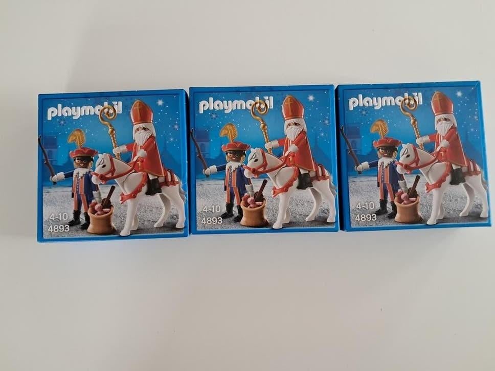 Drie doosjes playmobil Sinterklaas 4893, Ophalen of Verzenden, Nieuw