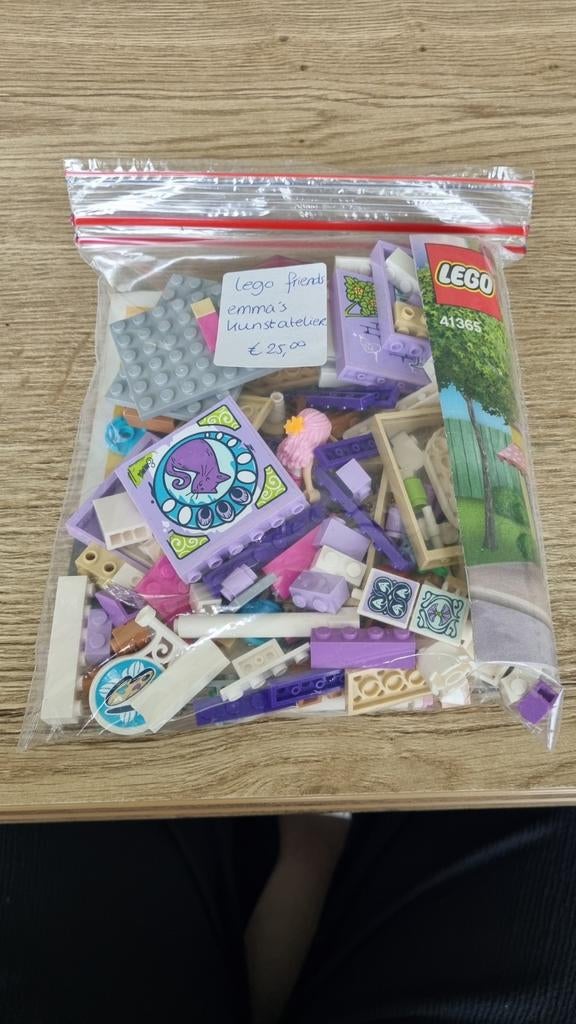 Lego Friends Emma's Kunstatelier (41365), Lego, Compleet, Friends, Ophalen of Verzenden