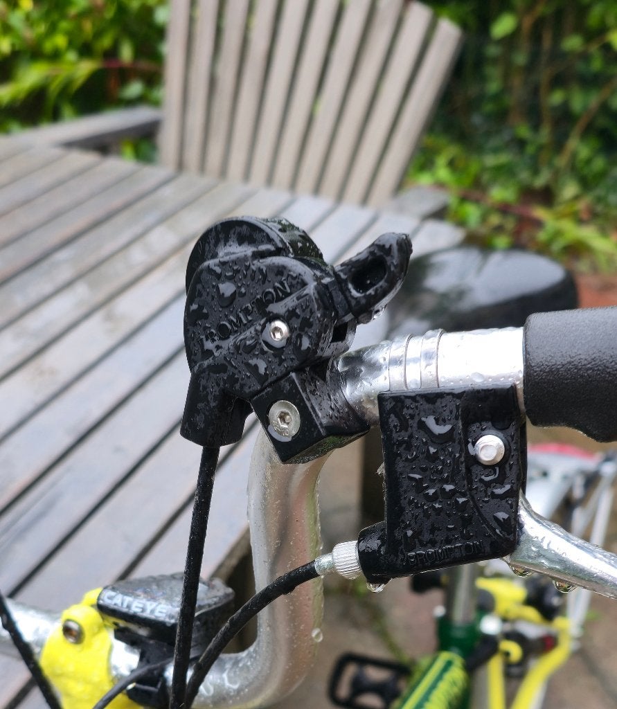 Foto 6 van BROMPTON T6 VOUWFIETS – juni 2002 – NIEUW en NOOIT GEBRUIKT