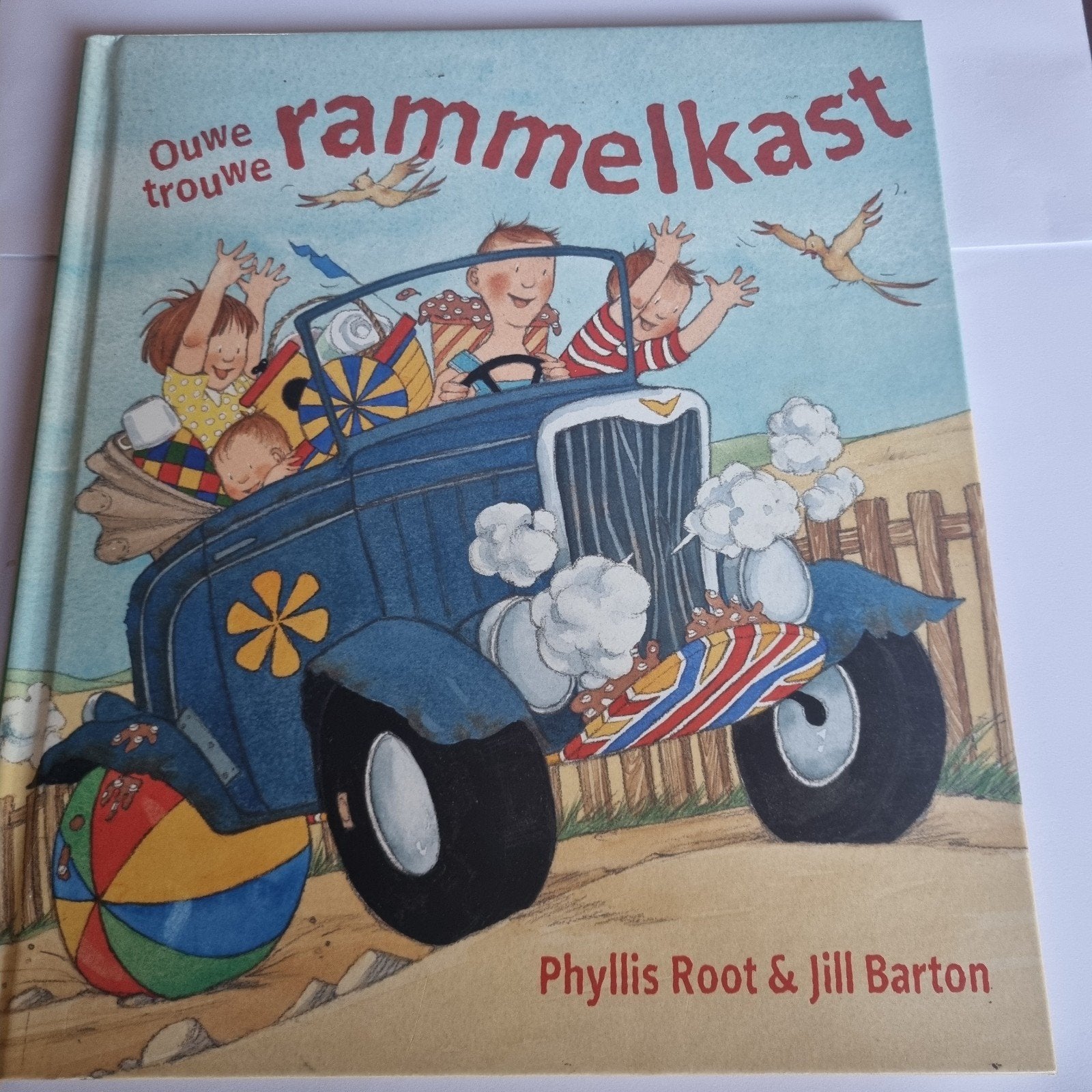 Ouwe Trouwe Rammelkast - Prentenboek Phyllis Root, Boeken, Prentenboeken en Plaatjesalbums, Ophalen of Verzenden, Gelezen, Phyllis Root & Jill Barton