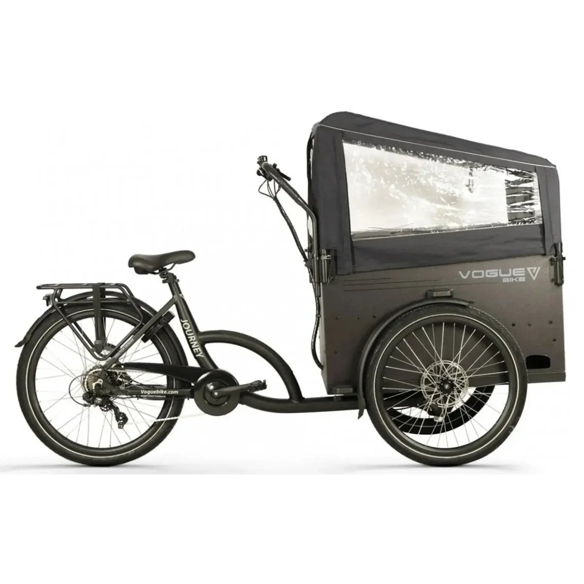 Vogue Journey Bakfiets met Huif - nieuw, 2 kinderen, Schijfrem, Ophalen, Overige merken