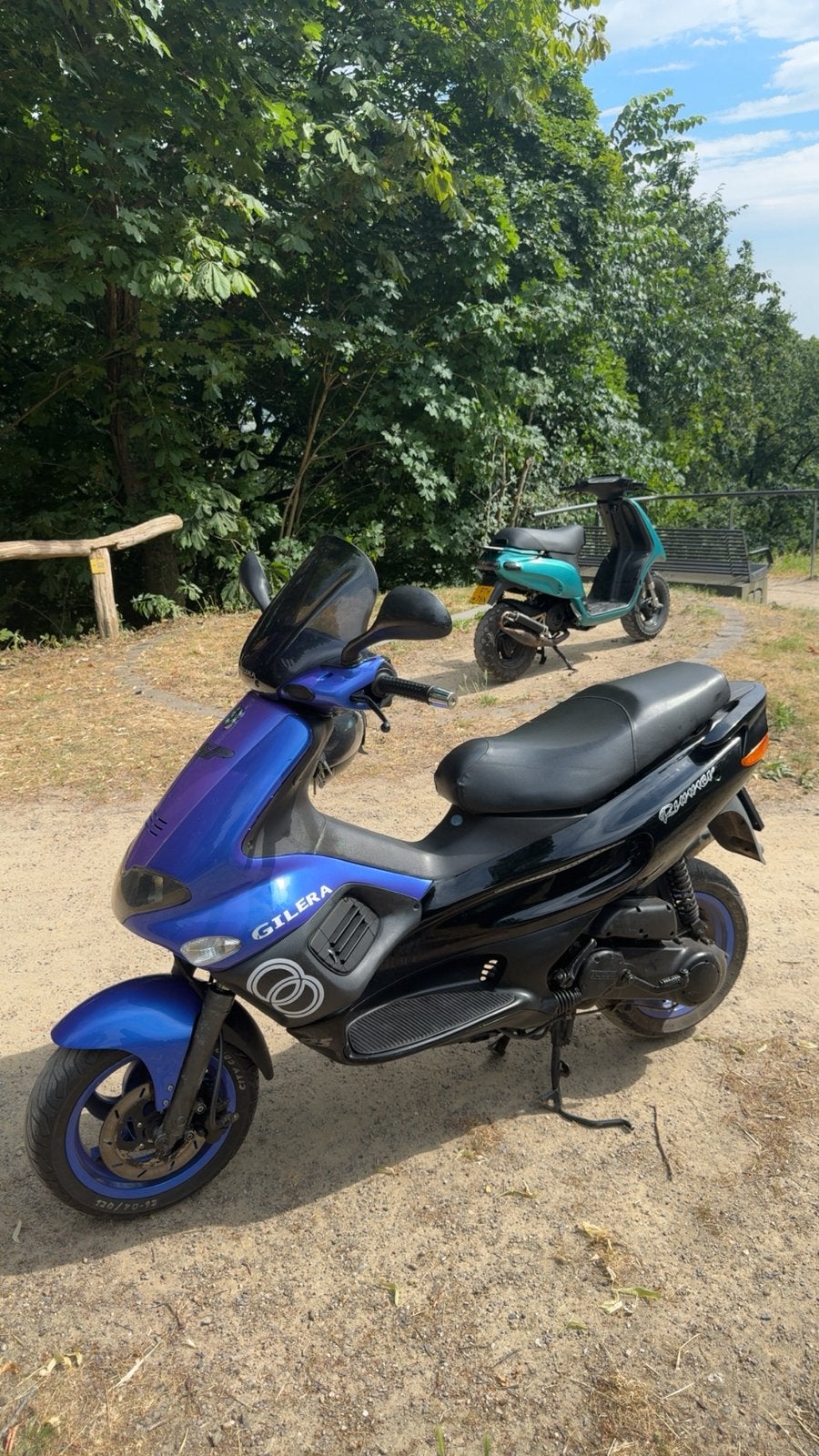 Gilera runner 70cc violet 2005 sp pro lc, Ophalen, Tweetakt, Overige modellen, Maximaal 45 km/u