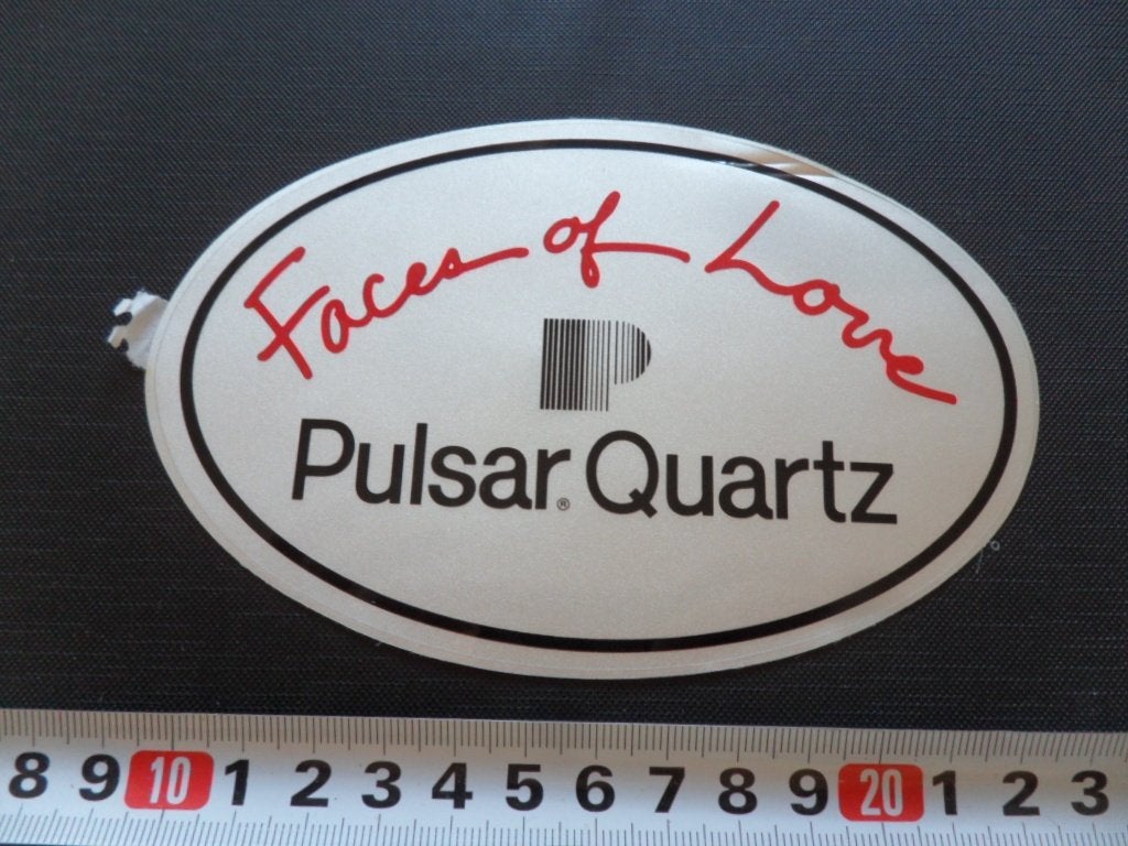 sticker folie PULSAR QUARTZ faces of love, Ophalen, Zo goed als nieuw