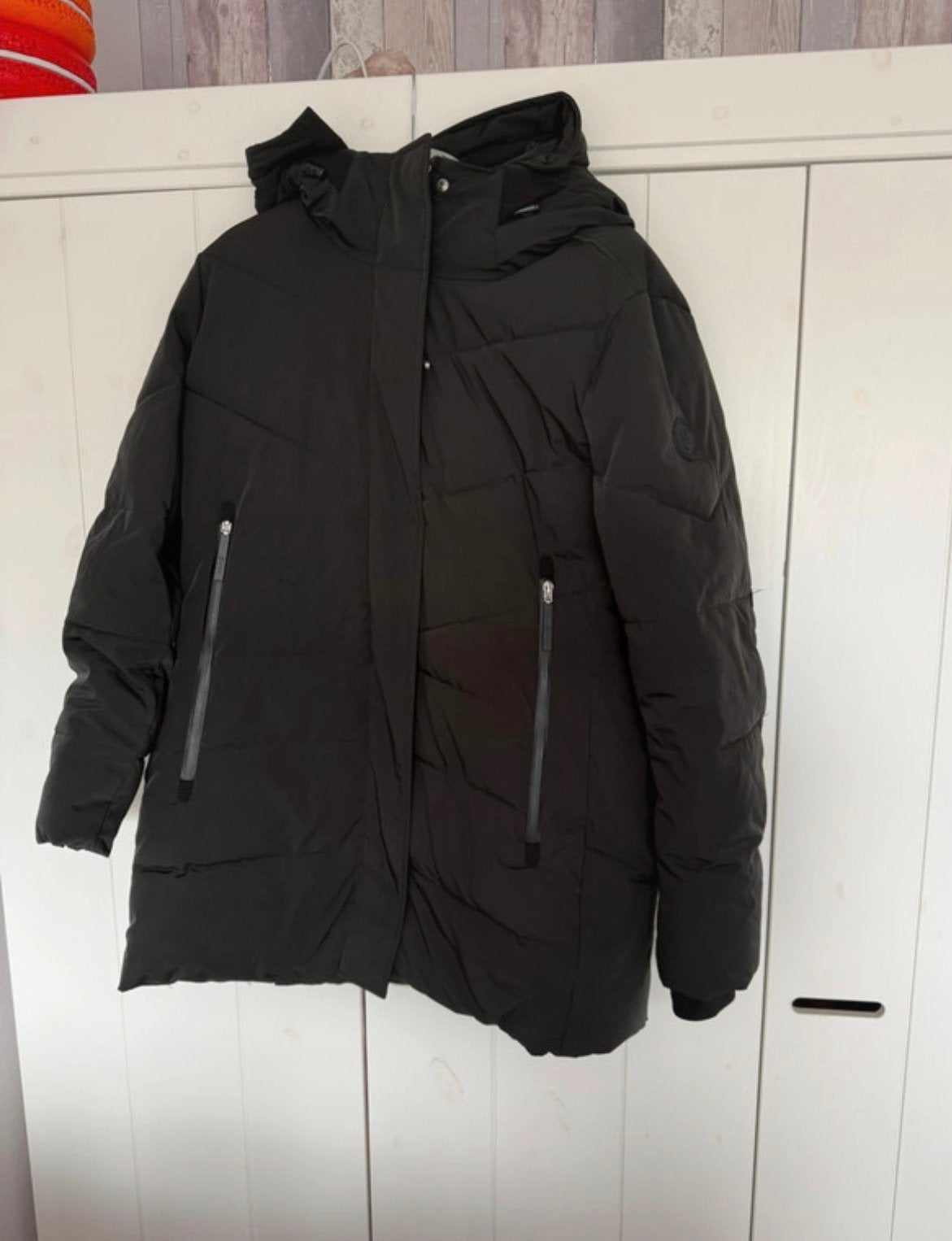 Giacomo winterjas zwart xxl, Ophalen of Verzenden, Zo goed als nieuw, Maat 46/48 (XL) of groter, Zwart