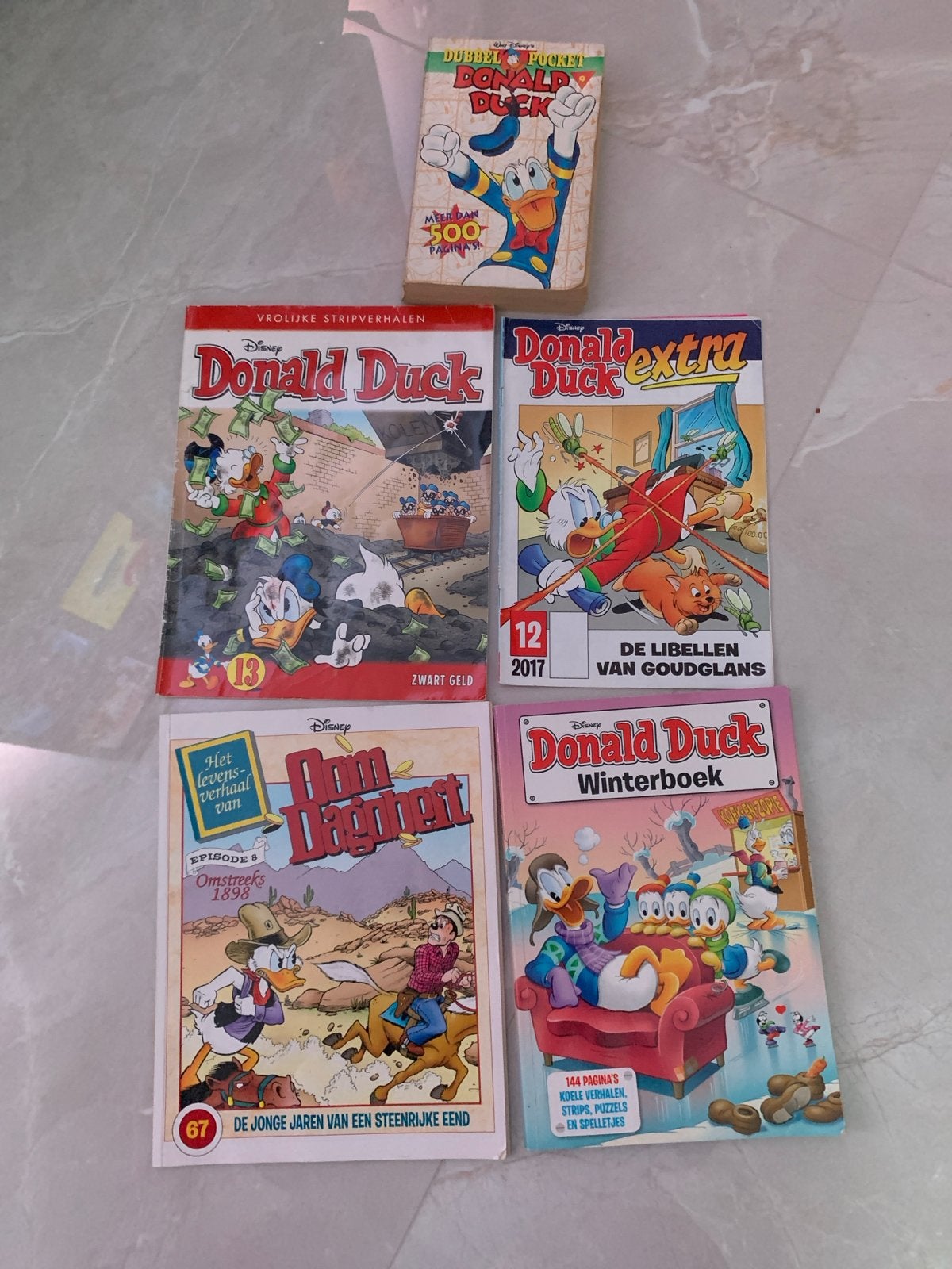 Donald Duck stripboeken - diverse uitgaven, Boeken, Meerdere stripboeken, Ophalen, Gelezen