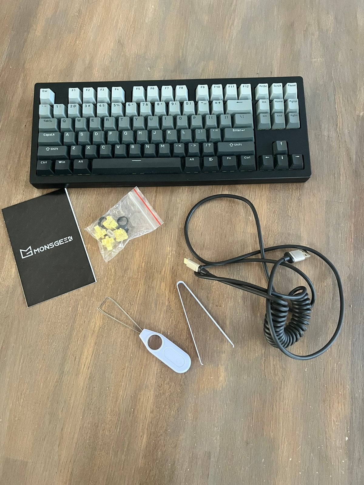Monsgeek m1 custom toetsenbord, Computers en Software, Ophalen of Verzenden, Zo goed als nieuw, Qwerty, Gaming toetsenbord