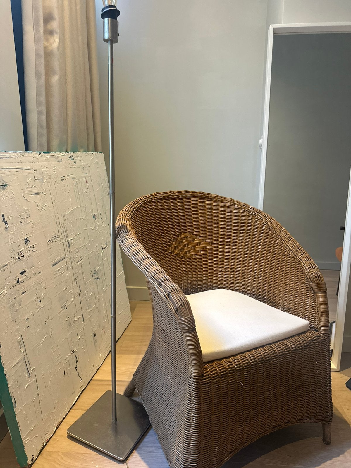 Bamboe fauteuil (bamboe armchair), Ophalen, Zo goed als nieuw, Laminaat