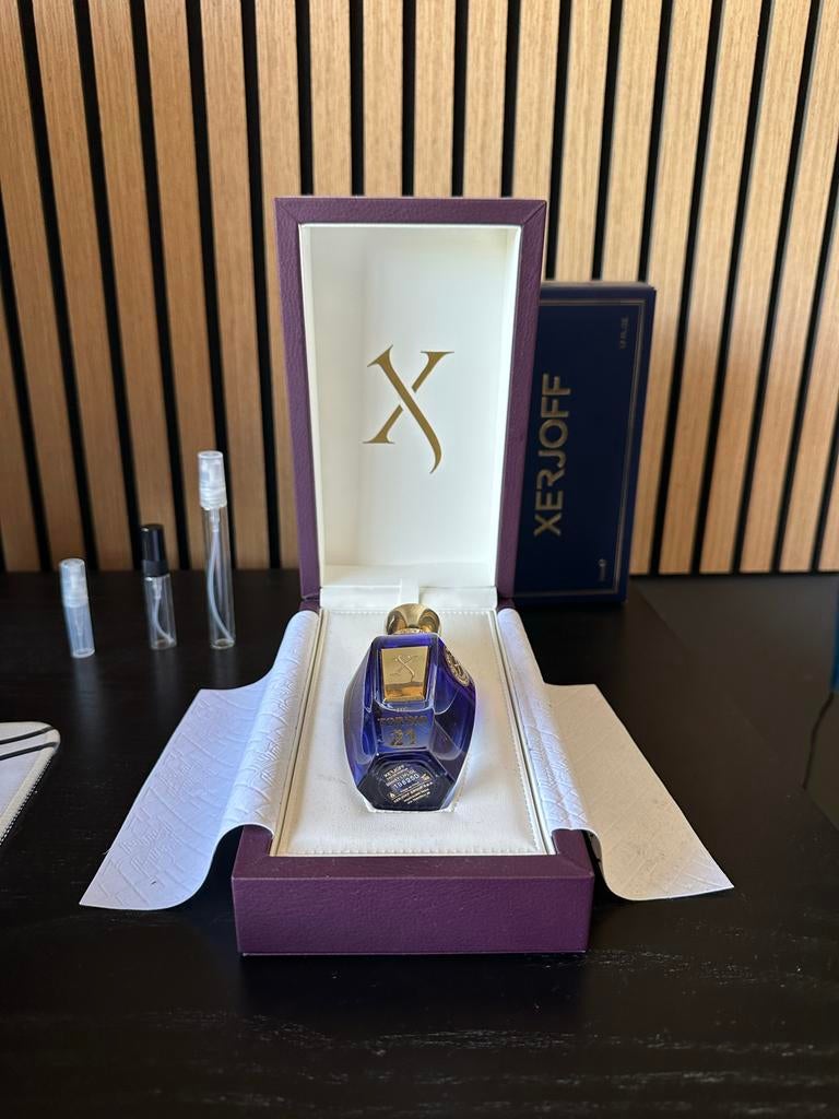 Xerjoff Torino 21 parfum met decants en flesje, Verzenden, Zo goed als nieuw