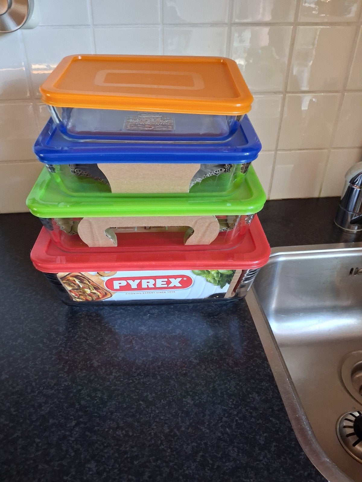 4 oven ,bewaarschalen van Postcode loterij, Ophalen, Nieuw, Overige stijlen, Glas
