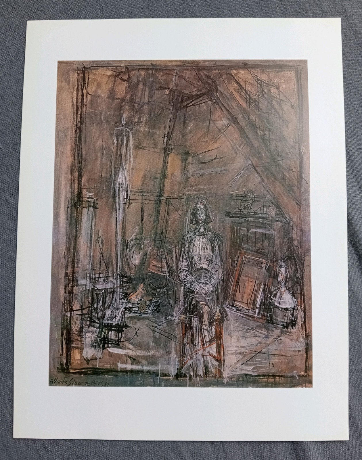 Giacometti print Zwitserland., Ophalen of Verzenden