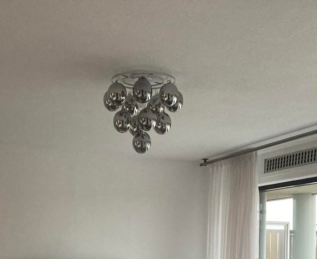 Leuchten Direkt drips plafondlamp glas E27, Huis en Inrichting, Ophalen, Zo goed als nieuw