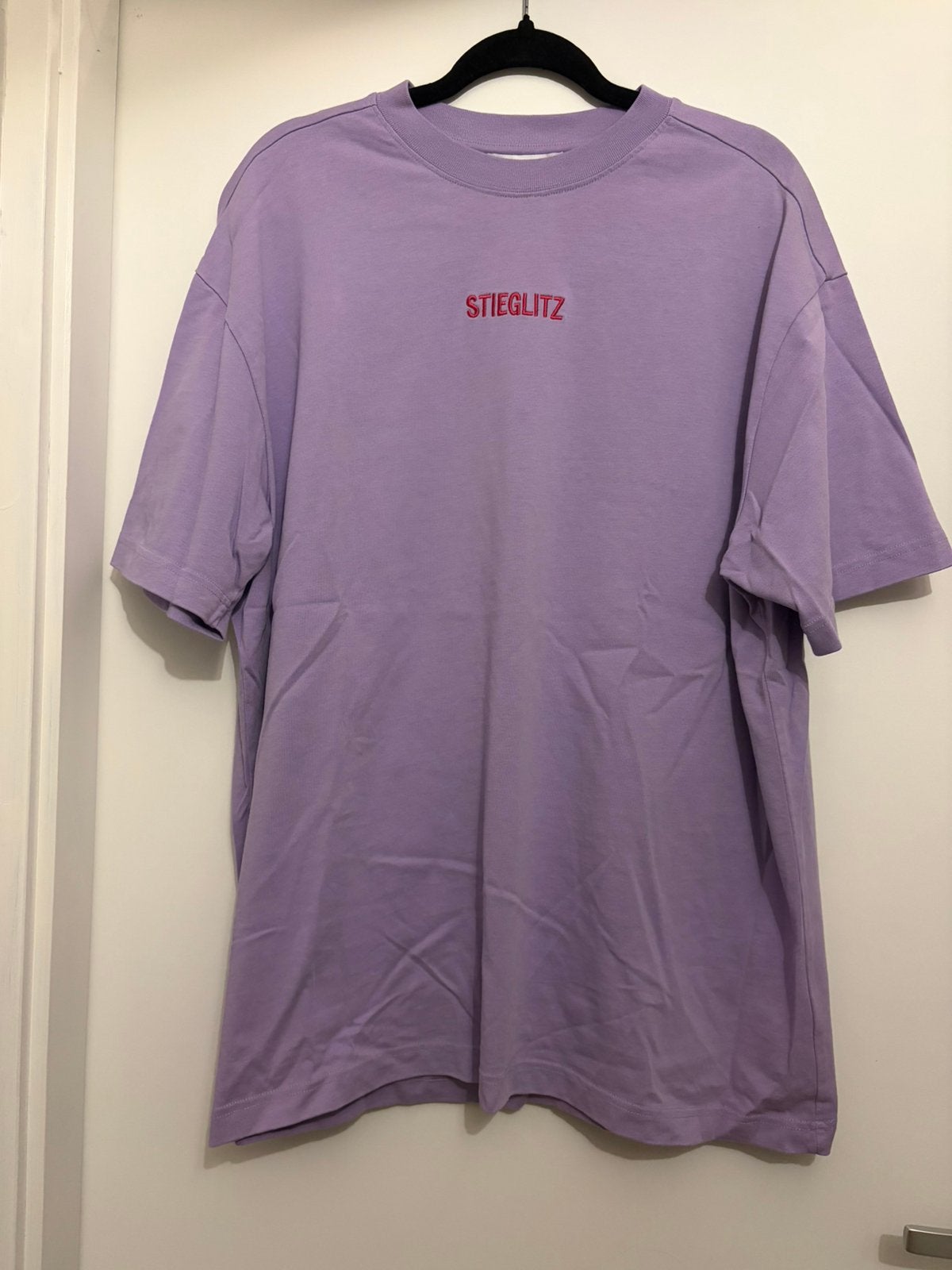 Lila shirt Stieglitz, Paars, Ophalen of Verzenden, Zo goed als nieuw, Korte mouw