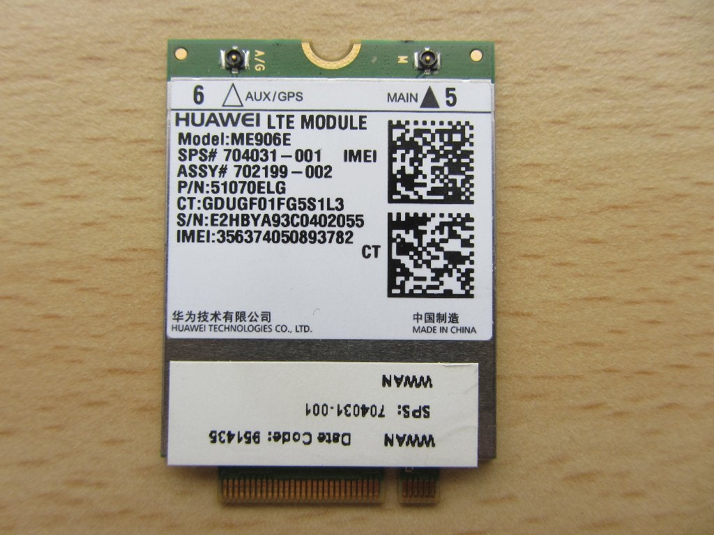 HP LT4112 LTE/HSPA+ Gobi 4G Wireless Mobile Broadband Module, Ophalen of Verzenden, Zo goed als nieuw, HUAWEI